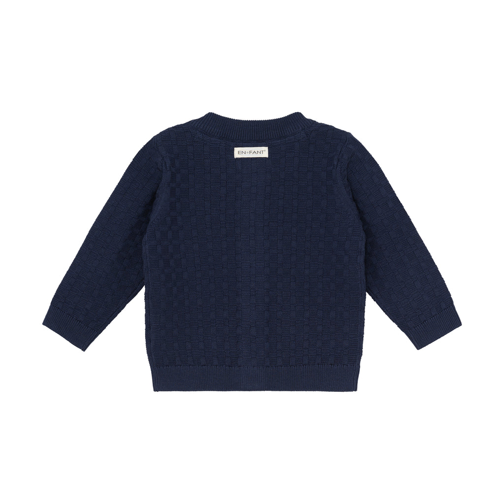 En Fant Cardigan - Medieval Blue