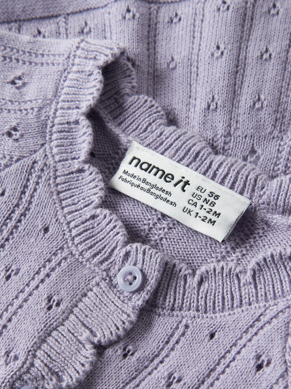 Name It - Cardigan - Heirloom lilac - Xenia