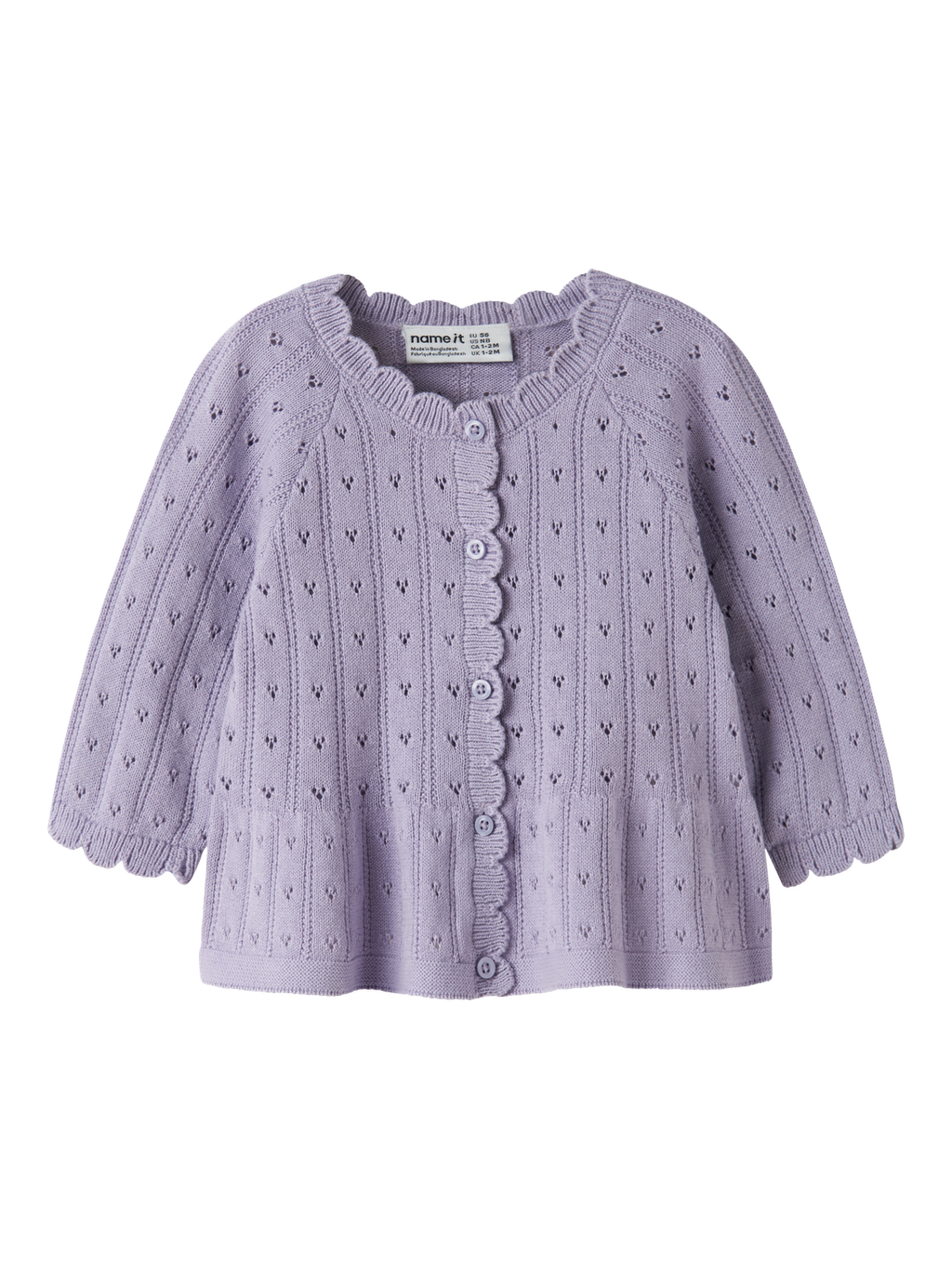 Name It - Cardigan - Heirloom lilac - Xenia