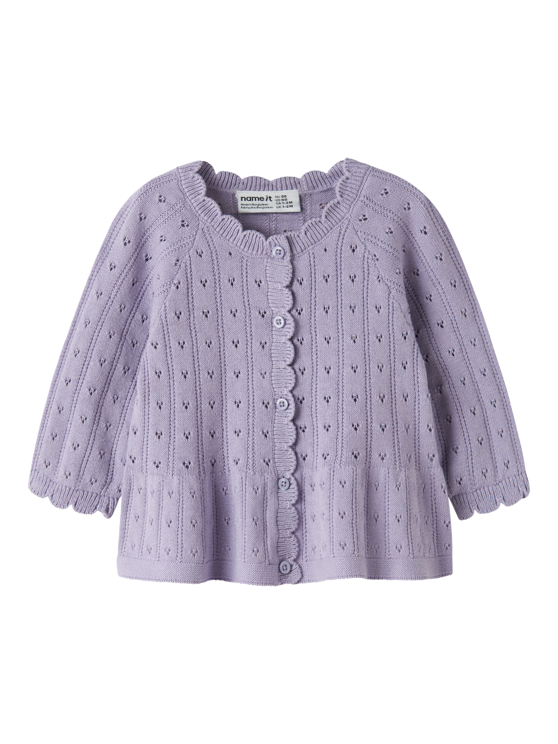 Name It - Cardigan - Heirloom lilac - Xenia