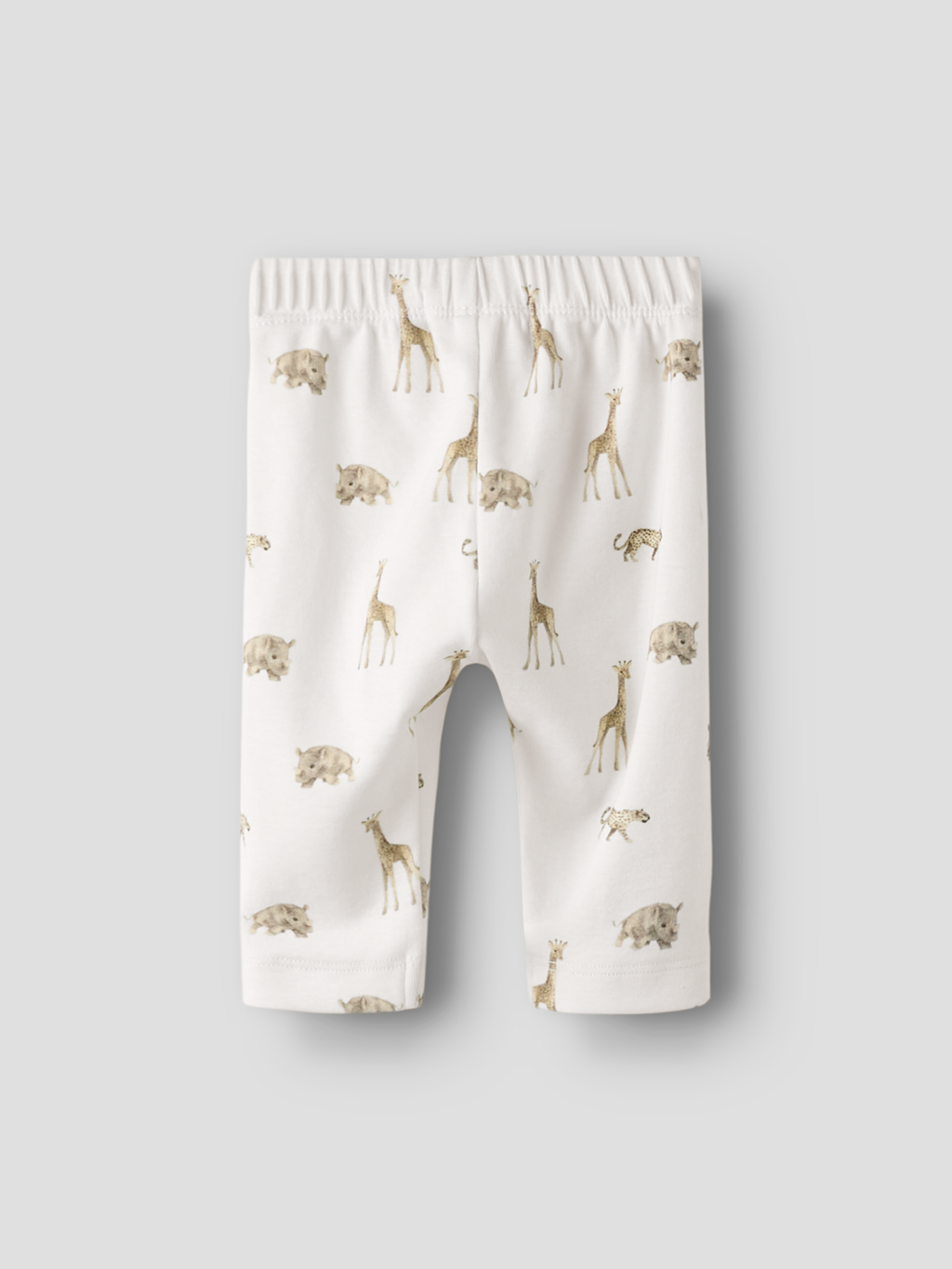 Lil' Atelier - Bukse - Coconut Milk - ANIMALS AFRICAN