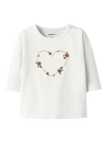 Name It - T-Shirt - Cloud Dancer - Hilsa