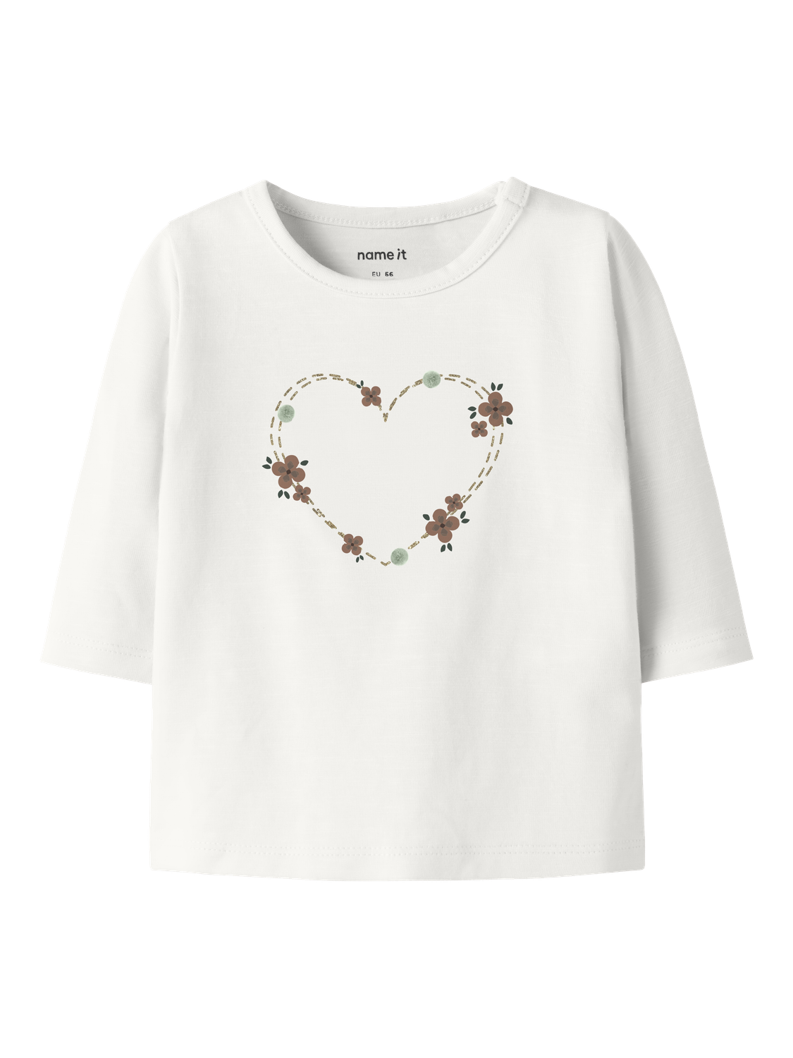Name It - T-Shirt - Cloud Dancer - Hilsa