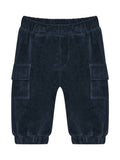 Minymo - Velour Bukser - Midnight Navy