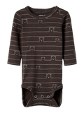 Name It - Bodysuit - Chocolate Brown - NBMNalas