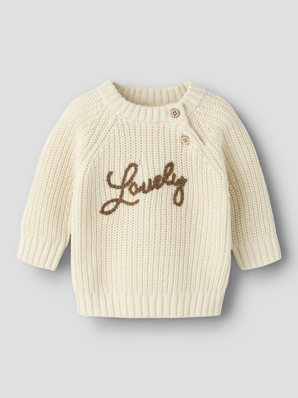Lil' Atelier - Strikbluse - Turtledove - Emlen