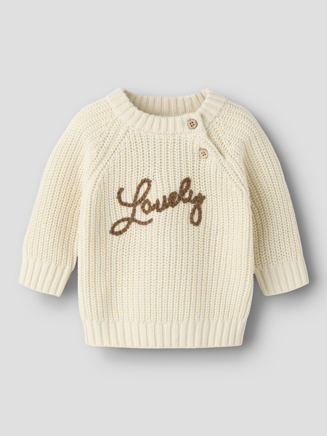 Lil' Atelier - Strikbluse - Turtledove - Emlen