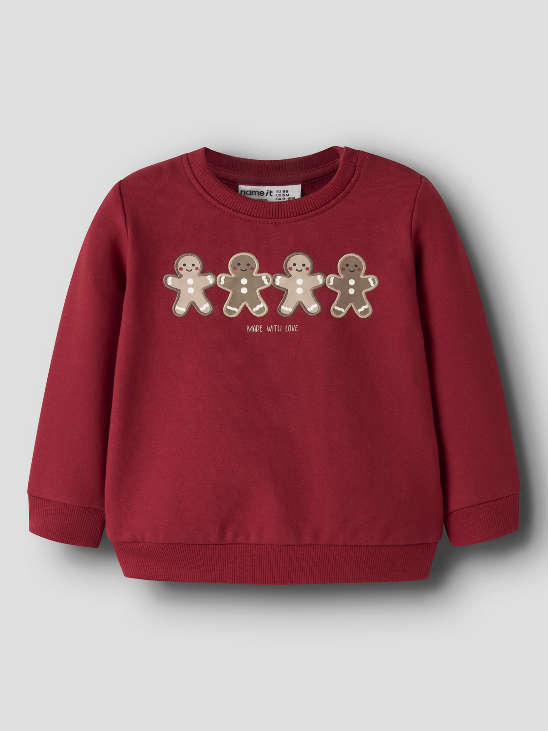Name It - Sweatshirt - Red dahlia - Rular