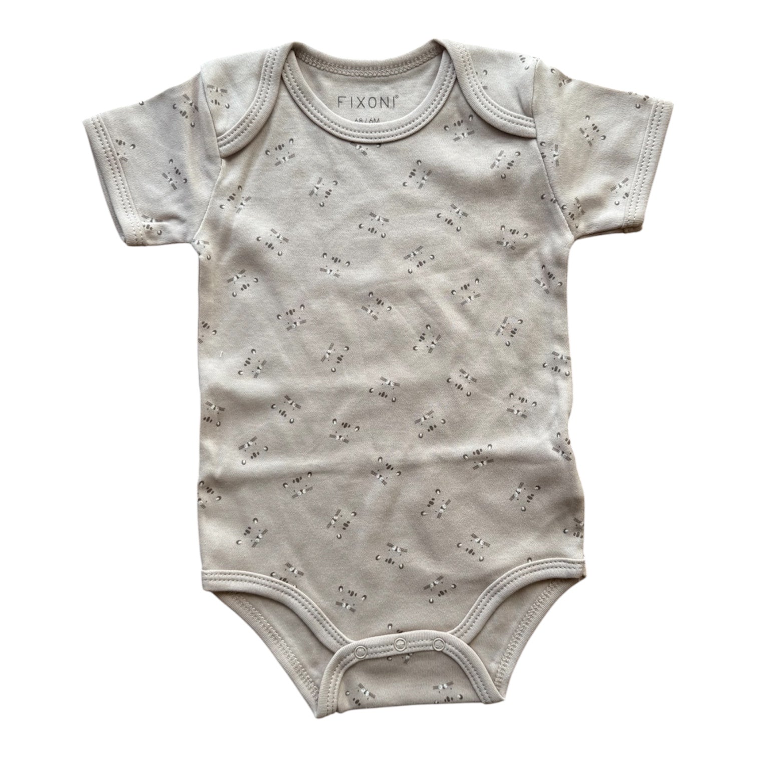 Fixoni Body SS - Lyse brun m. Print