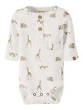 Lil' Atelier - Bodysuit - Coconut Milk - ANIMALS AFRICAN
