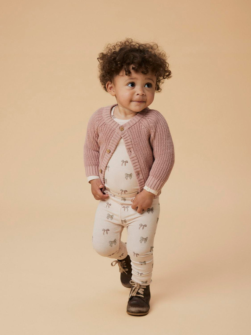 Lil' Atelier - Cardigan - Misty Rose