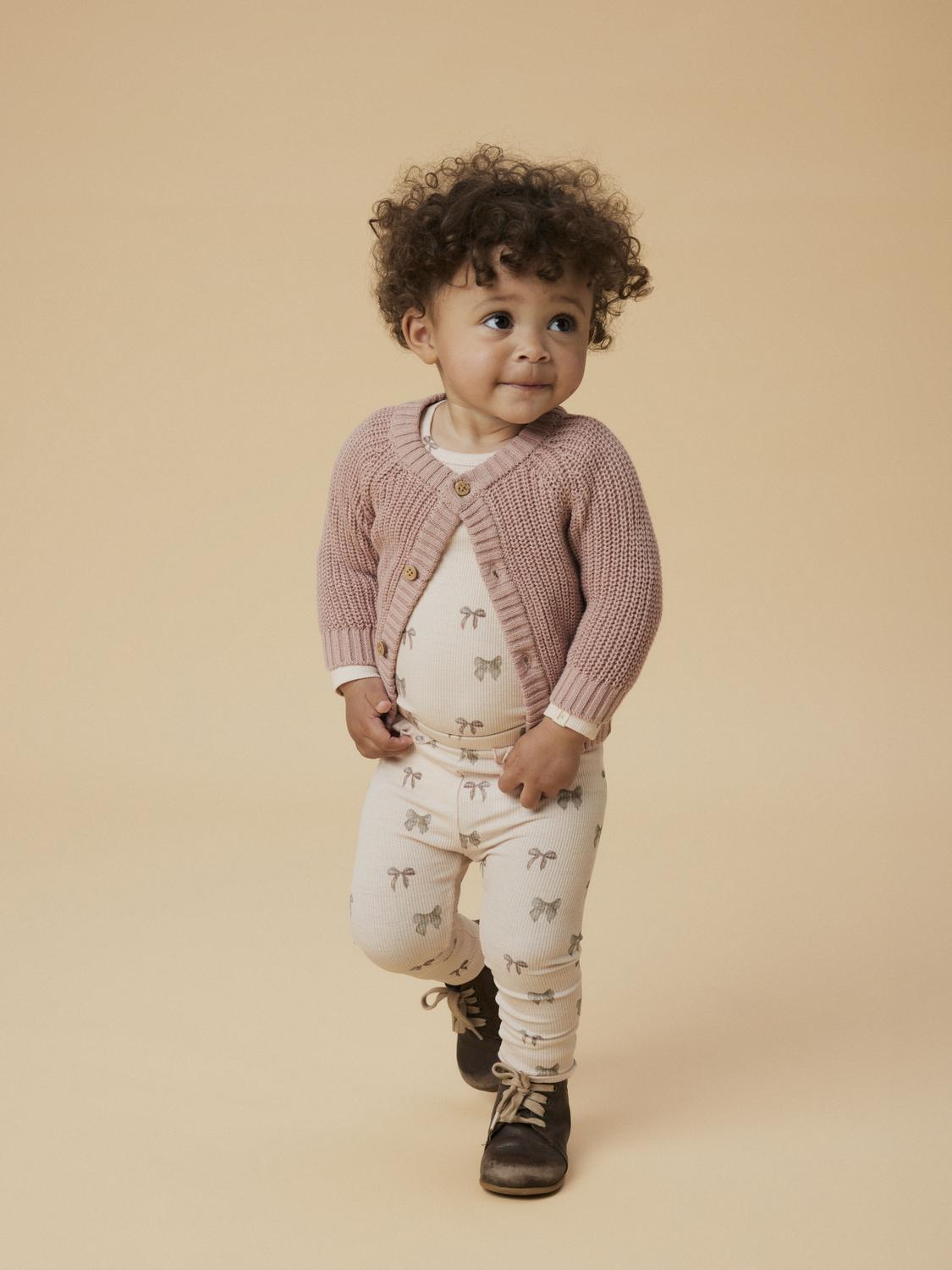 Lil' Atelier - Cardigan - Misty Rose