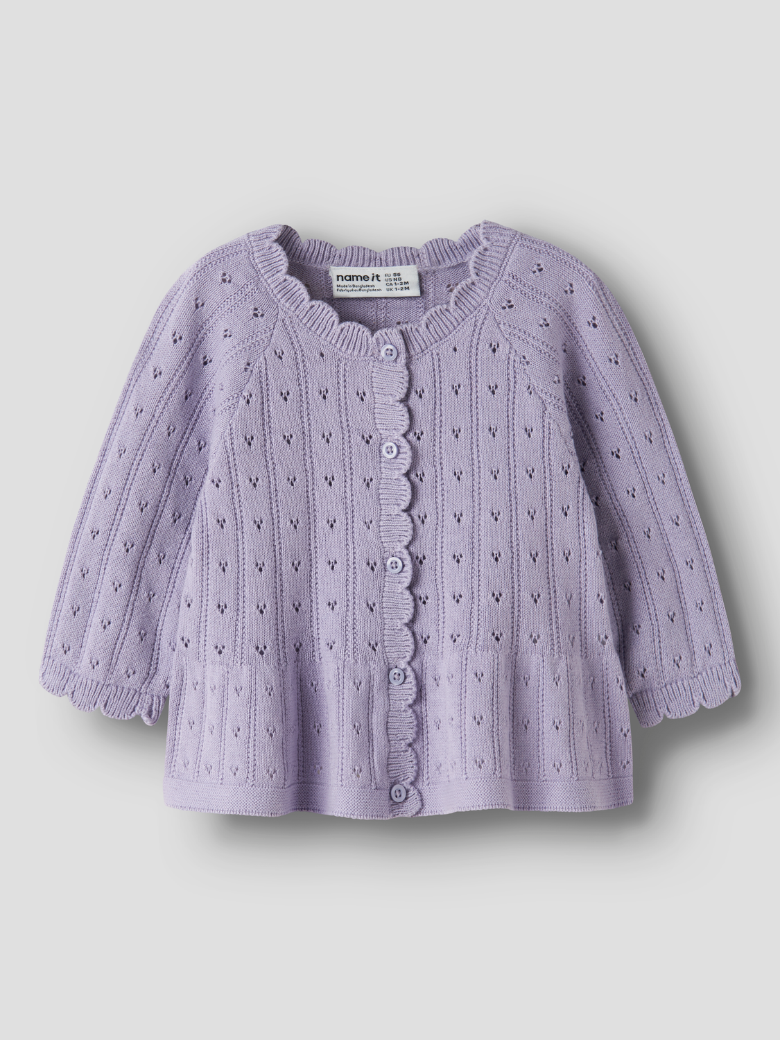 Name It - Cardigan - Heirloom lilac - Xenia