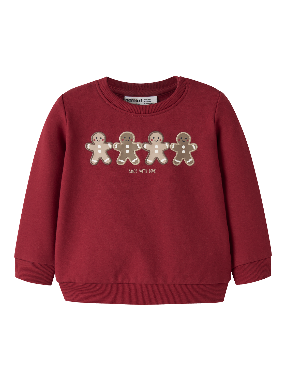 Name It - Sweatshirt - Red dahlia - Rular
