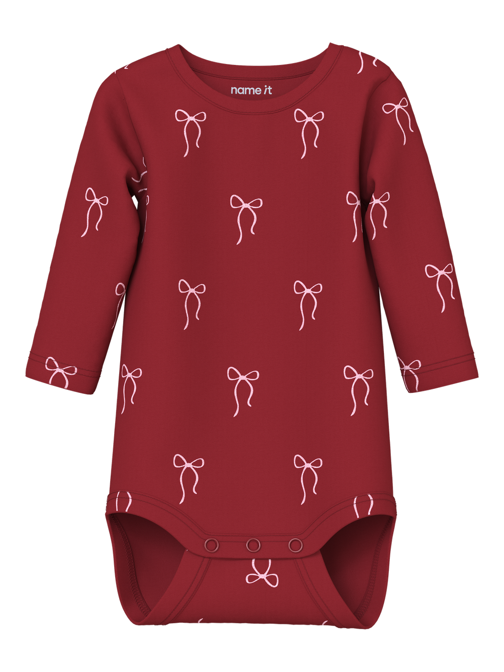 Name It - Bodystocking - Red dahlia - Ratia